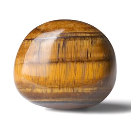AWARDSEN Tiger's Eye Tumbled Stones, Crystal Stones, Stacking Stones, Decorative Stones Gemstone for Decoration of Vases, Fountain Stones