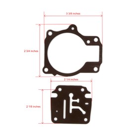 The ROP Shop Carburetor Repair Kit for 1981 Evinrude 25HP, E25ELCIB, E25ECIB, E25ELCIM Engines