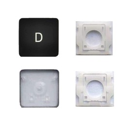 Replacement Individual D Key Cap and Hinges are Applicable for MacBook Pro/Air A2141 A2251 A2289 A2179 A2337 A2338 A2442 A2485 A2779 A2780 A2941 A2918 A2992 A2681 A2941 2019-2023 Year