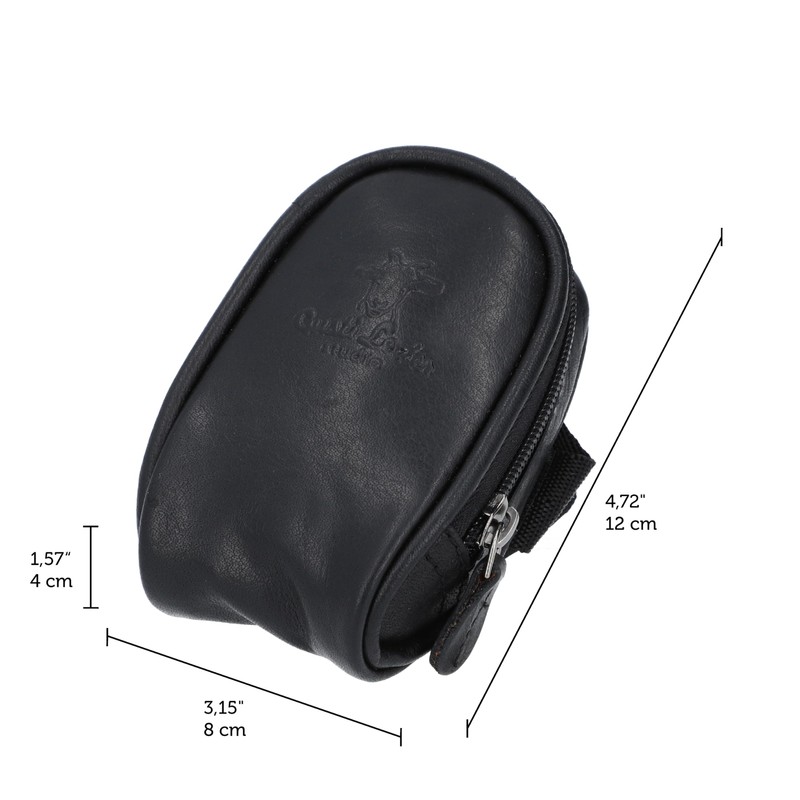 Gusti Bicycle bag leather - UDO B. saddlebag tube bag