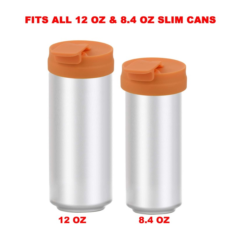 Silicone Slim Can Lids Beverage Can Cover Protector for Slim