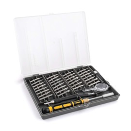 Titan Tools 16093 33-Piece Multi-Bit Precision Screwdriver Set,Chrome