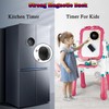 wakouter Digital Kitchen Timer, Magnetic Countdown Countup Timer, with LED