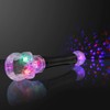 FlashingBlinkyLights Crystal Skull Toy LED Light Up Wand with Sound