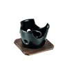 Pearl Metal Wagokoro Kaiseki HB-5218 Ceramic Round Stove with Wooden