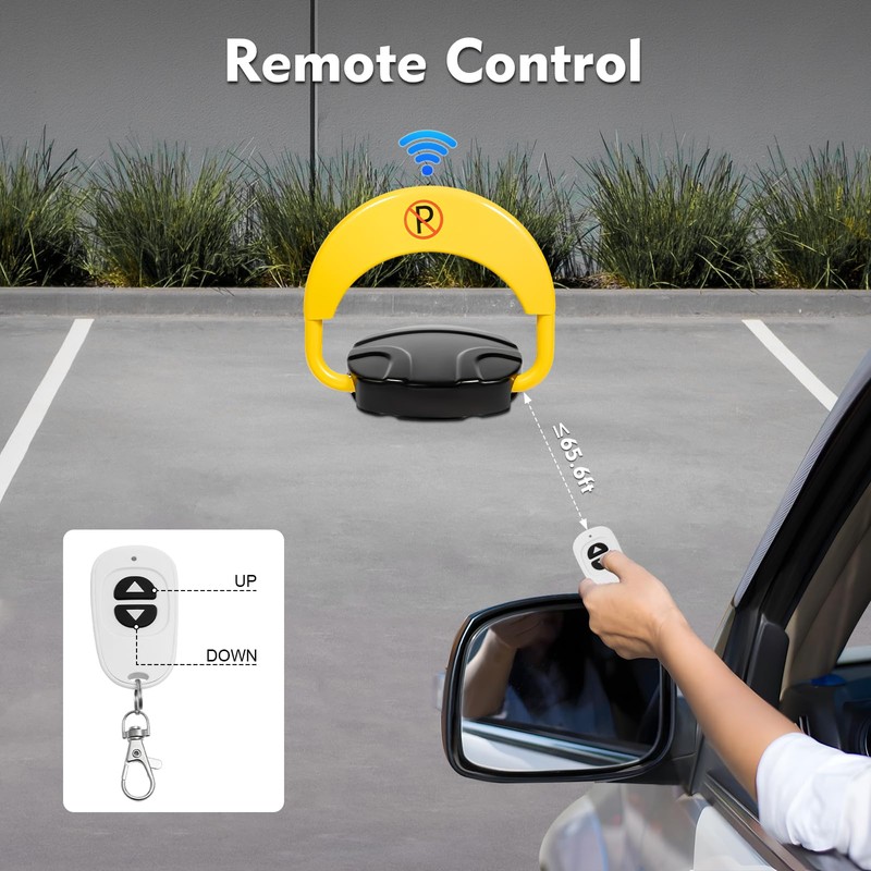 YIYIBYUS Automatic Remote Control Parking Lock Carport Auto Space Stall