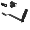 electric trailer winch crank handle, Winch Handle Steel Bracket ABS