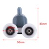 Shower Door Rollers,Set of 8 Shower Door Rollers/Runners/Wheels/Pulleys/Guides 25mm in