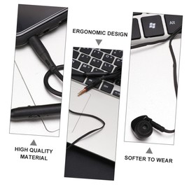 LABRIMP 2pcs Ear Hanging Headphones Comfortable Wired Earbuds for Sports Connector Call Music Functionality Noise Isolation Design Compatible with Laptop Mobile Phones