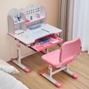 VEVOR Kids Study Chair and Desk Set, Study Desk and