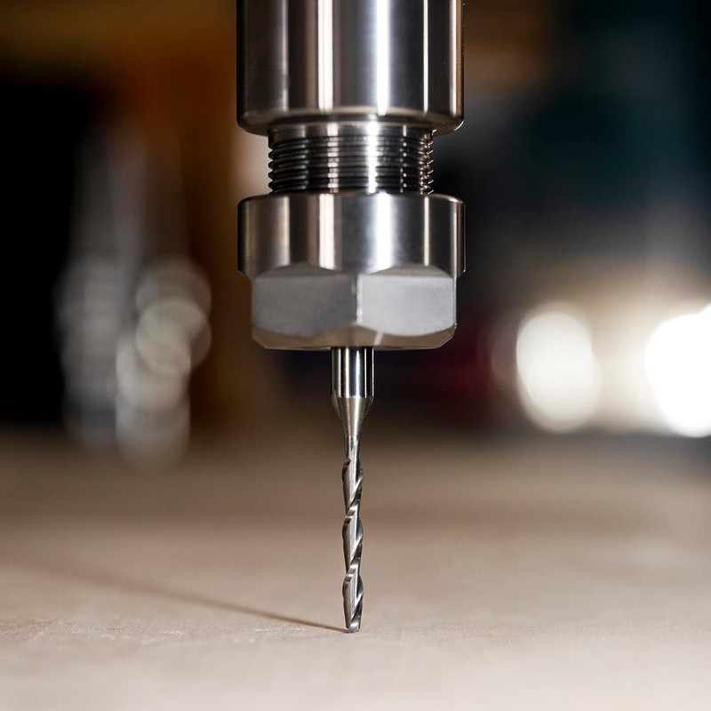 SpeTool 1/4 Inch Shank Up Cut Spiral Router Bit, Extra