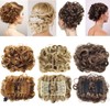 Short Messy Curly Dish Hair Bun Extension Easy Stretch hair