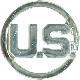 Air Force No Shine Rank (Enlisted US Letters with Circle (Pair))