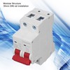 DC Miniature Circuit Breaker 2P Solar PV System 50A DIN