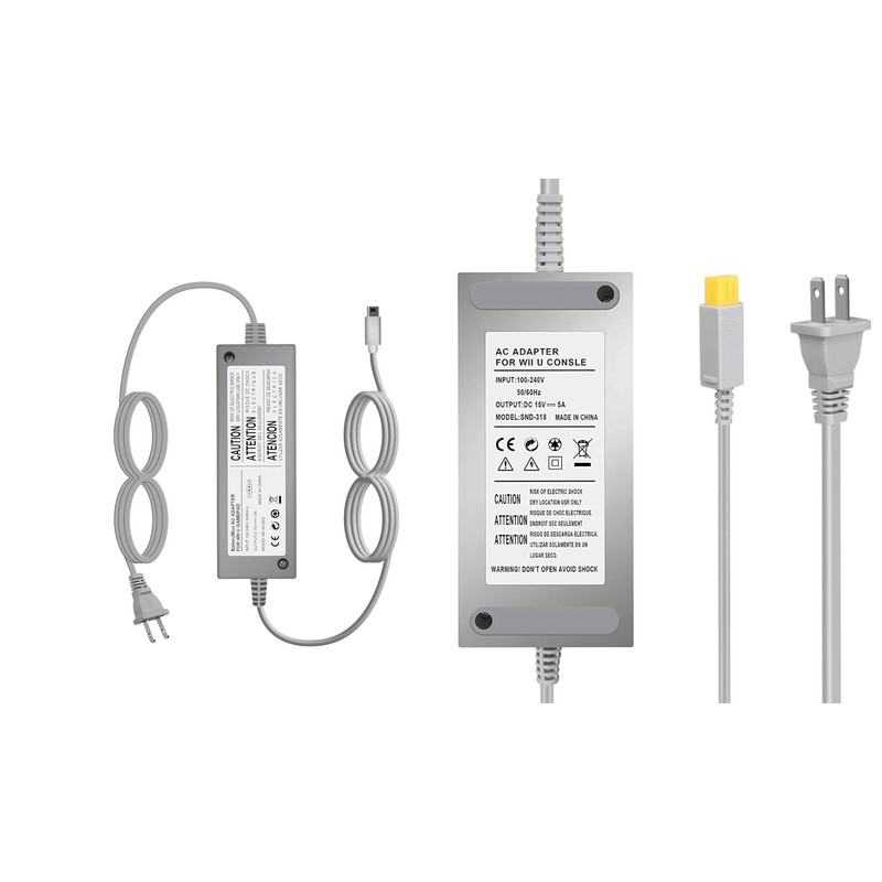 PEGLY 2-1 AC Adapter Compatible with Wii U Console and