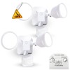 EMANER Motion Sensor Outdoor Lights, Dusk to Dawn Porch Flood