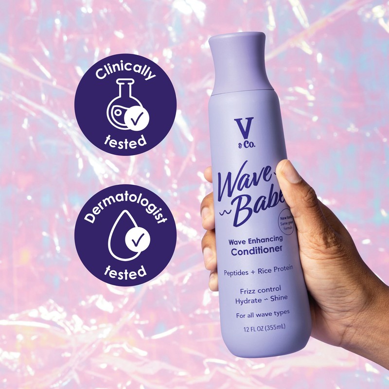 V&Co. Beauty Wave Babe Wavy Hair Conditioner – Sulfate Free