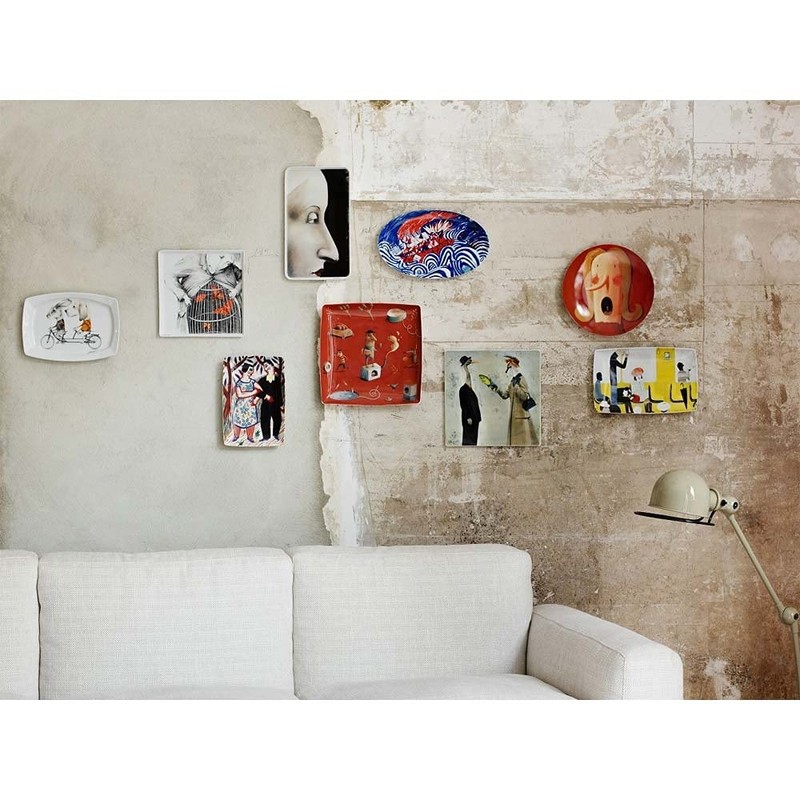 Vista Alegre 2I - Rectangular Plate by Satoe Tone