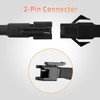 4PCS 78.74 inch 2-Pin Extension Wire Cable Cord Set for