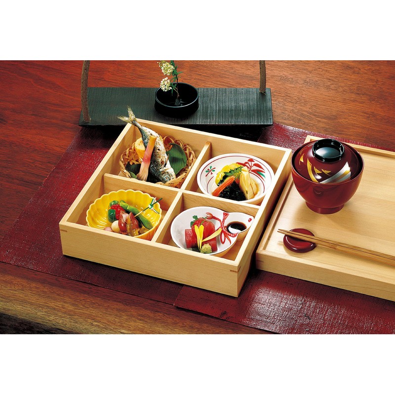 yamako- Hinoki Cypress, 松花堂 Bento Layering Slip On Lid, Lid,