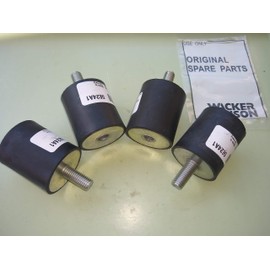 Wacker WP1550 plate compactor tamper OEM rubber shock mount 5100016316