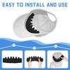 20 Pieces Hat Shaper Insert for Baseball Caps, Flexible Washable