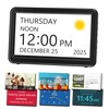 Digital Calendar Day Clock with 20 Alarms, 20 Reminders, 12