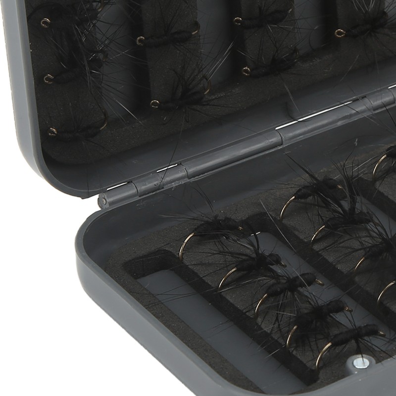 40PCS Fly Fishing Flies Kit Realistic Black Ant Hand Knitting