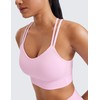 CRZ YOGA Softness Mold Womens Butterluxe Strappy Longline Sports Bra