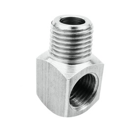 Beduan Stainless Steel Cast Pipe Fittings 90 Degree Barstock Street Elbow 1/4" NPT Male x 1/4" NPT Female Water Fuel Air