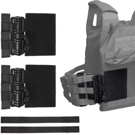 LIVANS Quick Release Buckle Set for Plate Carrier, Molle Side Belt Cummerbund Fast Fit Buckle Set Single Point Quick Release Assembly