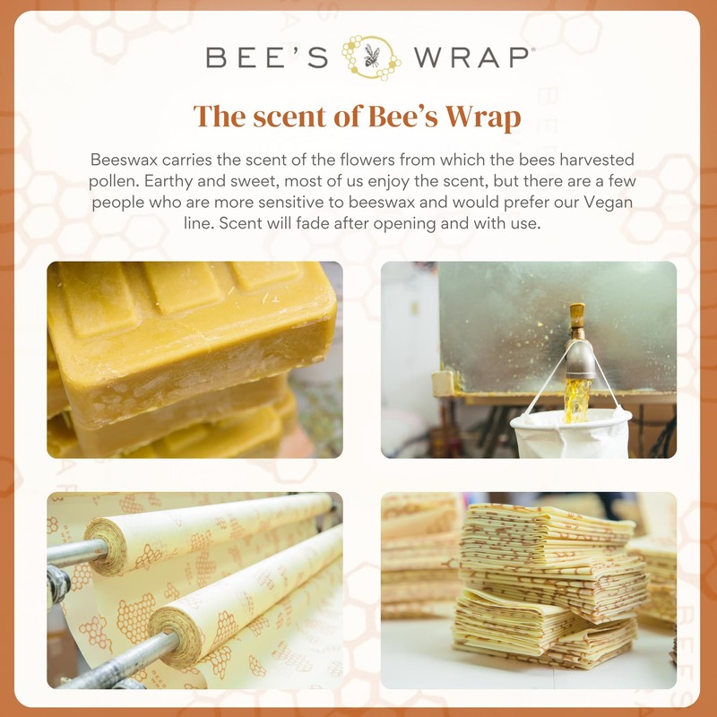 Bee's Wrap Beeswax Wraps for Food - Cut to Size