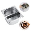 BestYiJo Caja de café de acero inoxidable, caja de golpe