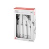 Home 756467 Cutlery Set 24 Pieces Stainless Steel White Handle