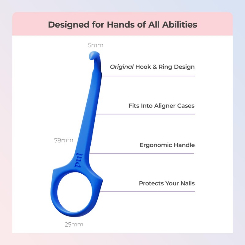 PUL Pack of 1 Reusable Clear Aligner Removal Tool —