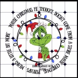 Handmade Sublimation Print Christmas Lights Ready to Press Heat Transfer