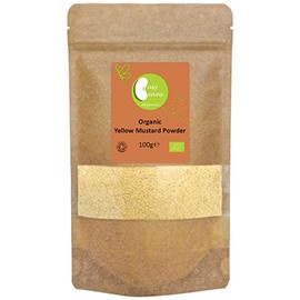 Organic Yellow Mustard Powder -Certified Organic- by Busy Beans Organic (100g)