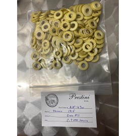 Prestini Flute Pads French Hole 17.5 Mm  - 200 Pieces