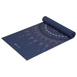 Gaiam Yoga Mat - Premium 6mm Print Extra Thick Non Slip Exercise & Fitness Mat for All Types of Yoga, Pilates & Floor Workouts (68"L x 24"W x 6mm Thic
