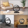 E-SHIDAI Moving Sand Art Picture in Motion Round Glass 3D