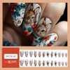 Easter Press on Nails Cute Bunny Fake Nails Medium Almond