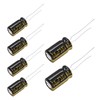 6pcs Panasonic FM Series Electrolytic Capacitors 35V 33~1800uf Ultra Low