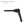 CoCud Clamp Lever Handle M6 x 32mm Male Thread Adjustable