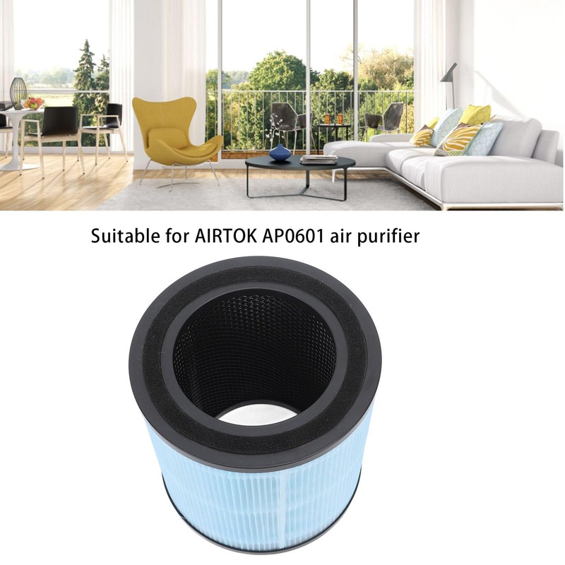 Multilayer Nylon Air Purifier Filter for AIRTOK AP0601 Replacement Accessories,