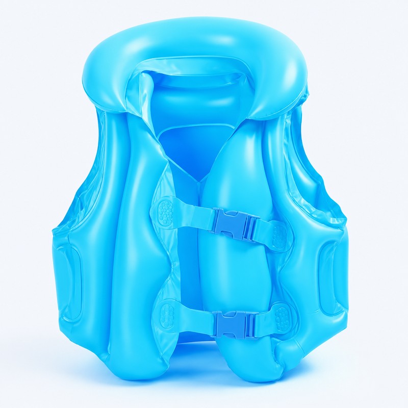 Inflatable Kids Swim Training Vest – Portable PVC Buoyancy Aid