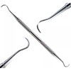 PREMIUM INSTRUMENTS Dental Sickle Scaler Periodontal H6/H7 Explorer Probe Double