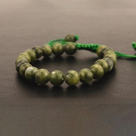SANKAL Natural Stone Bracelet with 8mm Beads - More Durable Bracelet - Fits All Wrists, Cotton, natural stone