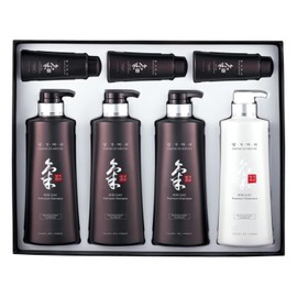 Daeng Gi Meo Ri- Ki Gold Premium Special Hair Care 4pcs Set [Shampoo x3, Treatment x 1], Effectively Moisture to Dry and Rough Hair, No Artificial Color