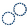 2Pcs RGB LED Ring 16 Bit Intelligent Full Color Highlight