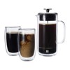 ZWILLING Sorrento Double Wall French Press and Latte Glass